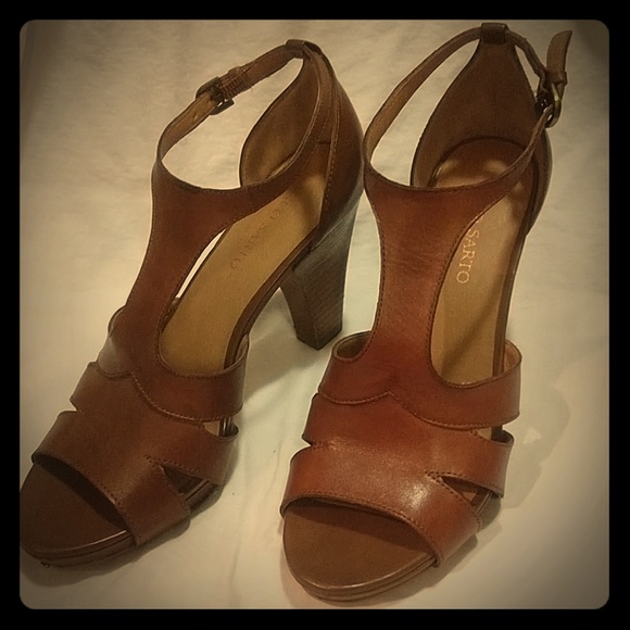 franco sarto strappy heels